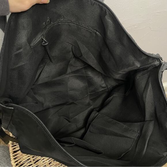 BOTKIER NEW YORK Black Zip Top Bag Purse Large Nylon Tote Handbag Basics Office - Picture 6 of 9